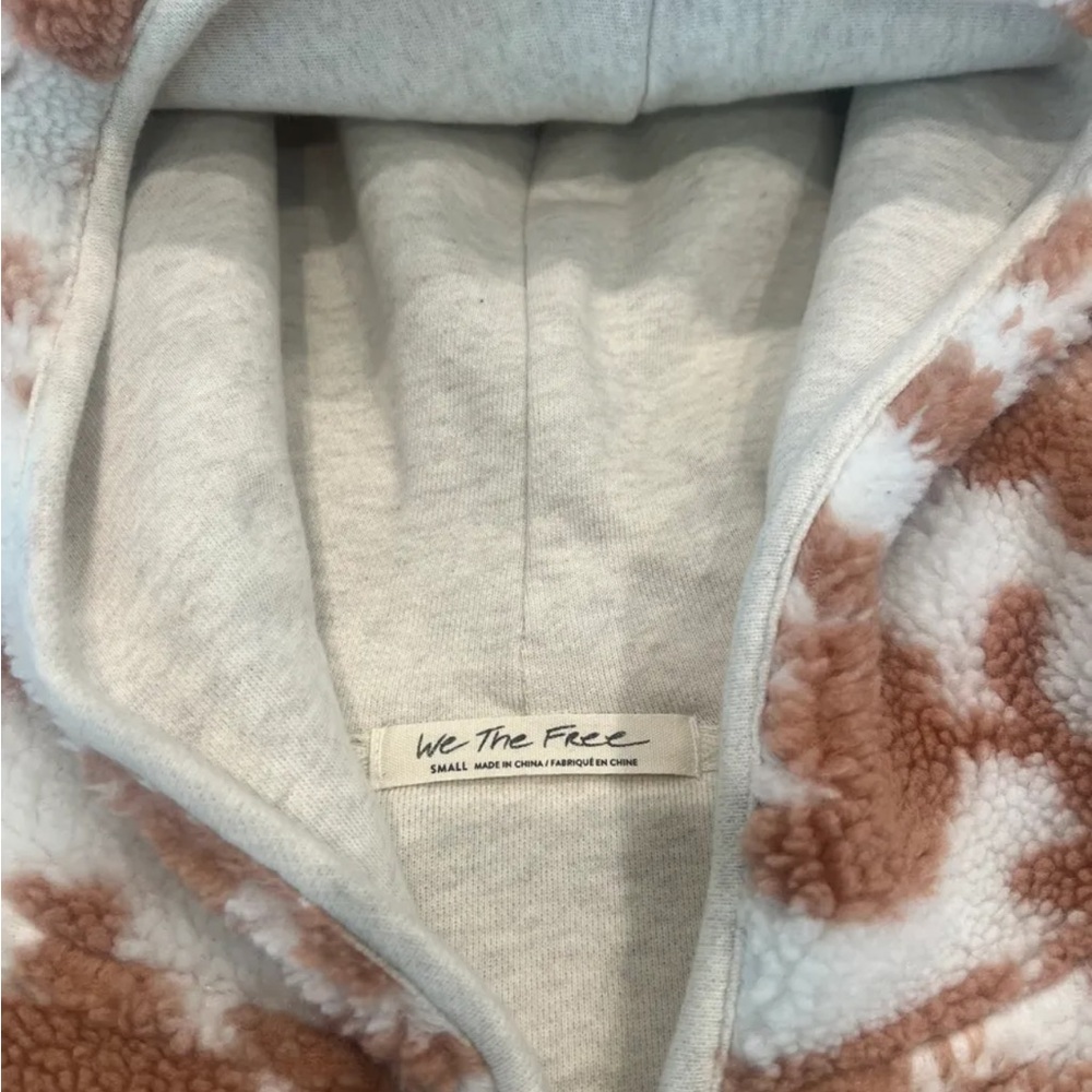we the free floral sherpa hoodie - Picture 3 of 3